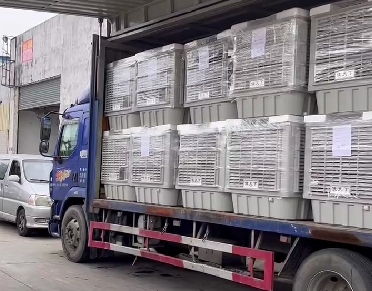 移動式冷風(fēng)機整車發(fā)貨